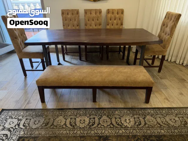 طاولة طعام خشب هندي فاخر