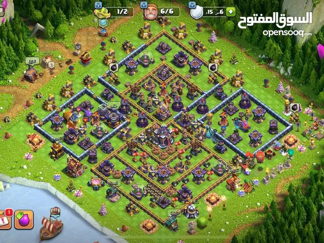 قرية كلاش اوف كلانس 15 ماكس المستوى 209