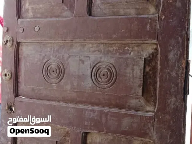 ابواب اصلي ثقيل خشب أحمر