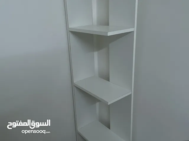 5 ارفف خشب بيضاء للتنظيم متعددة الاستخدامات بحاله ممتازه جدًا ومواصفات مميزه للبيع