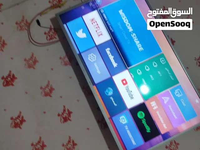 شاشا هم تك55بوصه ربي يبارك سمارت نت ريموت الصلي تكسر معاها ريموت شامل معاها سيفر وصحن شاشه كامله1400
