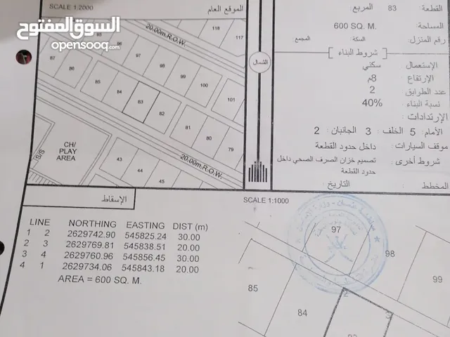ارض سكني الخبه جنوب