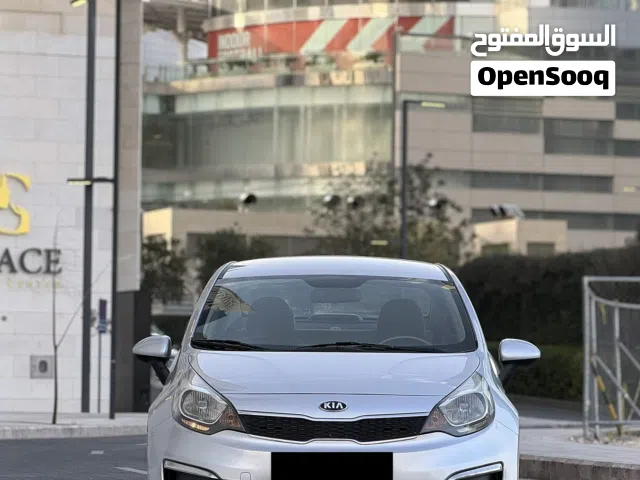 كيا ريو 2016 لون سلفر مميزه فحص كامل كرت ابيض 7 جيد عداد 79 الف كيلو لم تعمل سياحي نهائي