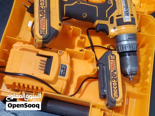 دريل شحن  شركت اينكو فك وتركيب وخرم وفيه مطرقة قوت 20 فولت