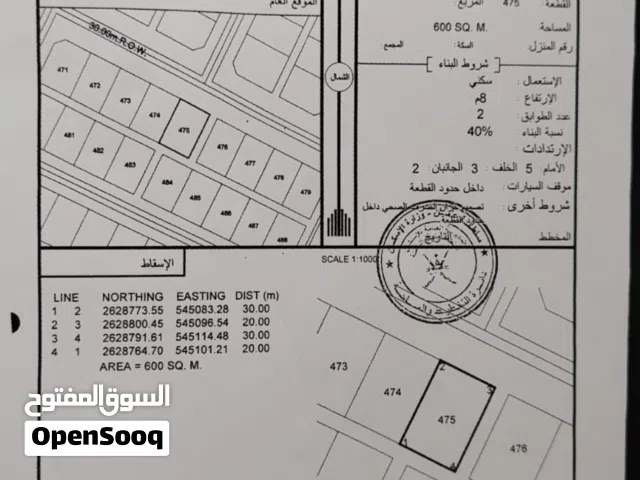 Residential Land for Sale in Al Batinah Suwaiq