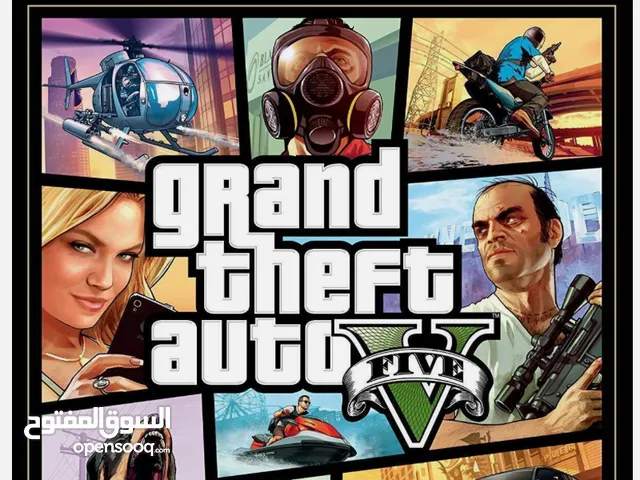 Grand Theft Auto V Premium  Edition   PS4  للبيع لعبة قراند 5 بريميم ايدشن ( مستعملة مره كالجديدة)