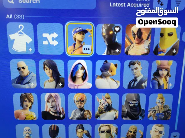 حساب فورت نايت حزمة توتش مع الرقصة فل اكسس
