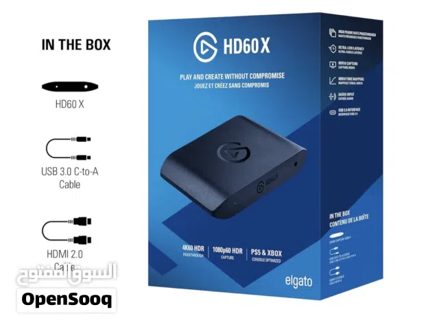 الجاتو HD60x بث و تسجيل بدقة 1080p60 او 4k30