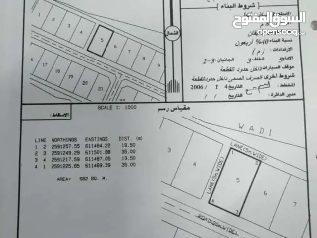 Residential Land for Sale in Al Dakhiliya Bidbid