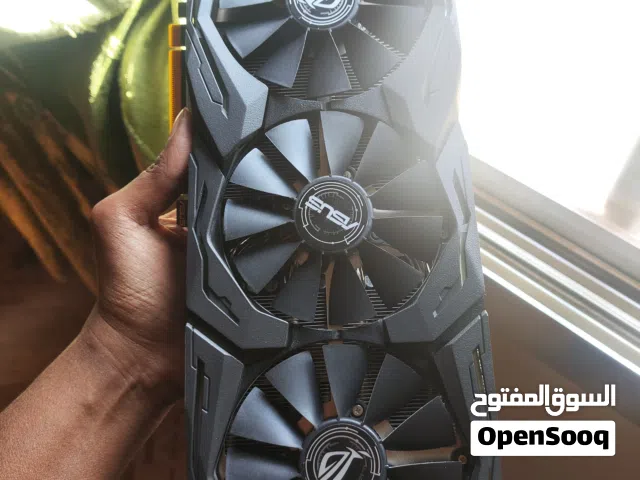 كرت شاشة لقطة ASUS ROG Strix GTX 1080 8GB نظيف كرت مع الوصلات