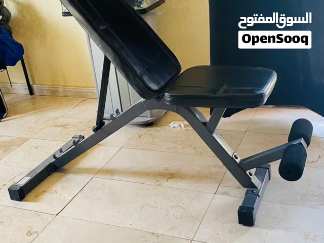 Exercise bench plus dumbbells set plus free items