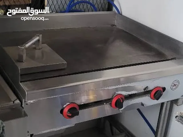 صاج جريل ثلاث عيون غاز إيطالي مع اليد