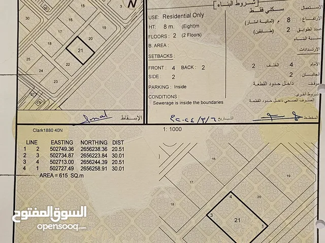 Residential Land for Sale in Al Batinah Al Khaboura