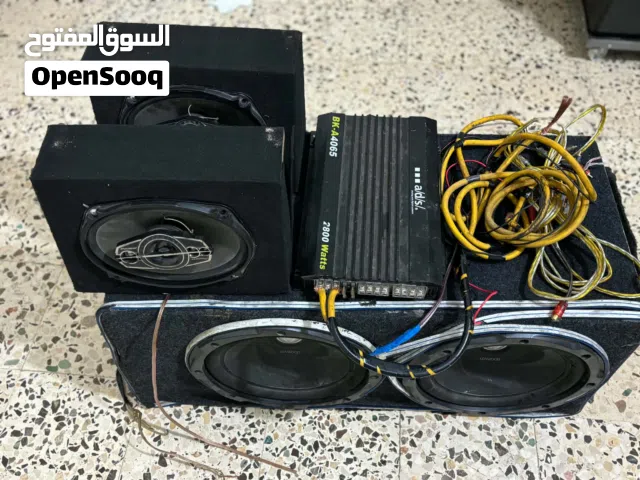 سستم للبيع بحاله الوكاله سماعتين بايونير مع صندوقهم وصبين كينودد وامبيفير2800W مع جدله الاصليه