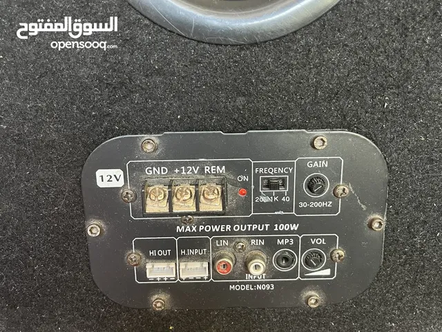 سماعات عقرب الأصلية مستعمله بحالة الوكاله السماعات صوتهم كثير حلو وواضح وقوي وكاله صلاة النبي 12فولت