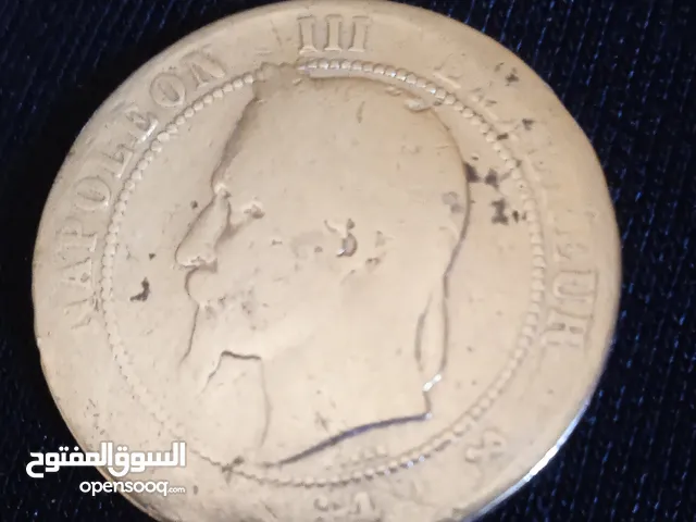 10سنتيم1854ل نابوليون الثالث عملة برونزية قديمة