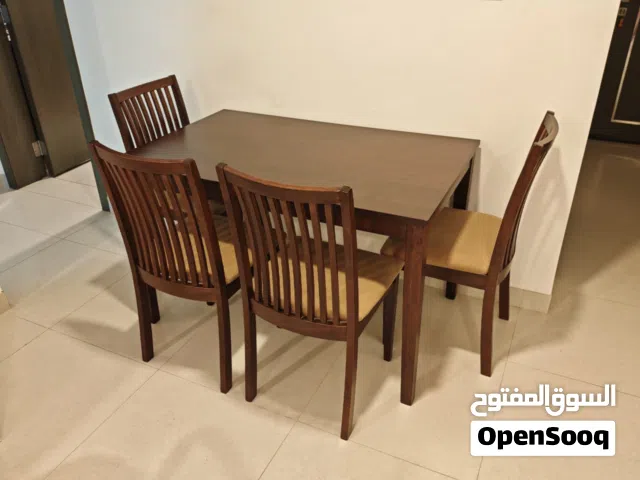 Berry Wooden 4 Seater Dining Set
