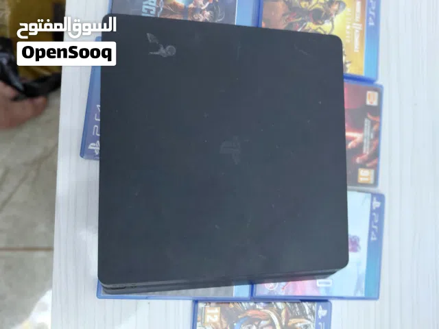 بلايستيشن فور مستعمل الله يبارك مع 9 دسكات
