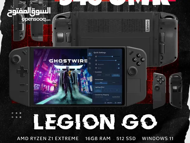 Legion GO HDR 144Hz 16GB RAM 512GB SSD Ips Gaming -  جهاز الالعاب الخارق !