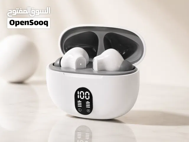 سماعة رياضية مريحة بتصميم تعليقي مناسبة للرياضة، الجري، والأنشطة اليومية توجد خدمة توصيل لكل محافظات