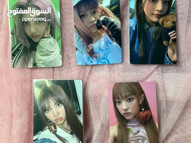 Kpop photocards Newjeans 1 BD EACH فوتوكارد نيوجينز كيبوب دينار للواحدة