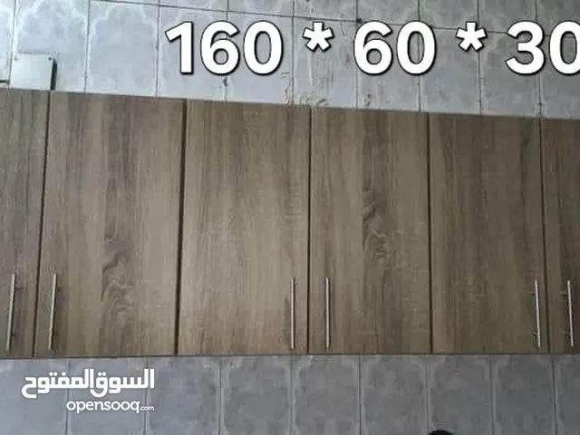 بسم الله الرحمن الرحيم خزانة مطبخ تعليق خشب mdf ملبس لامنيت سماكه 18 ال6 ابواب السعر 50دينار ال4