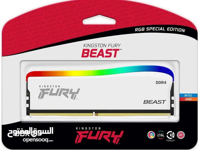 Kingston FURY Beast RGB 8GB (4 x 8GB) 3600MHz DDR4 RAM