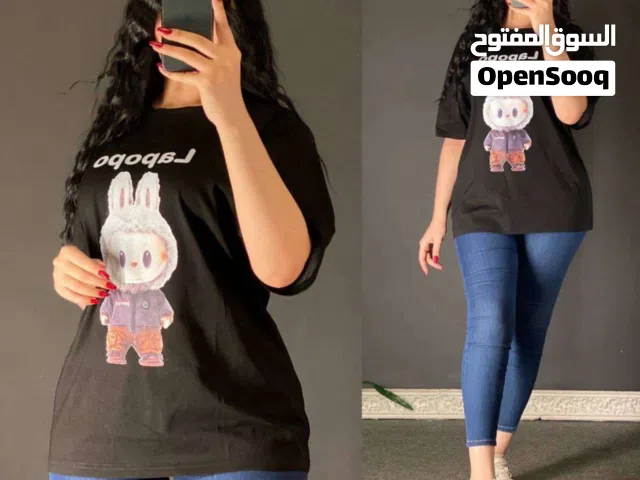 تيشيرت لابوبو ( رجالي نسائي ) صيفي خامة القماش