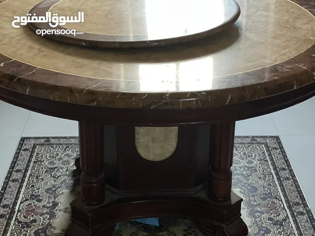 طاولة سفرة دوارة رخام فقط 150 ريال