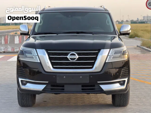 نيسان باترول بلاتنيوم 1/1 مكينه الكبيره 400 قير مكينه شاصي شد وكالي