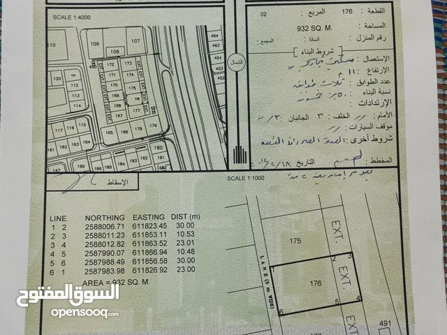 Mixed Use Land for Rent in Al Dakhiliya Bidbid