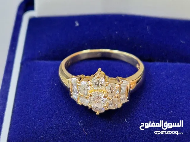 Pure 18k gold 1.1 Carat of Natural Diamond Rosita band use as wedding or engagement or casual use