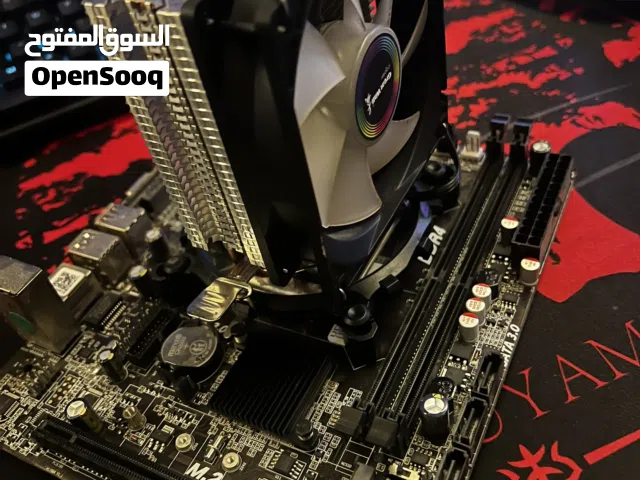معالج core i5 7400 مذريورد h110 مع مبرد هوائي