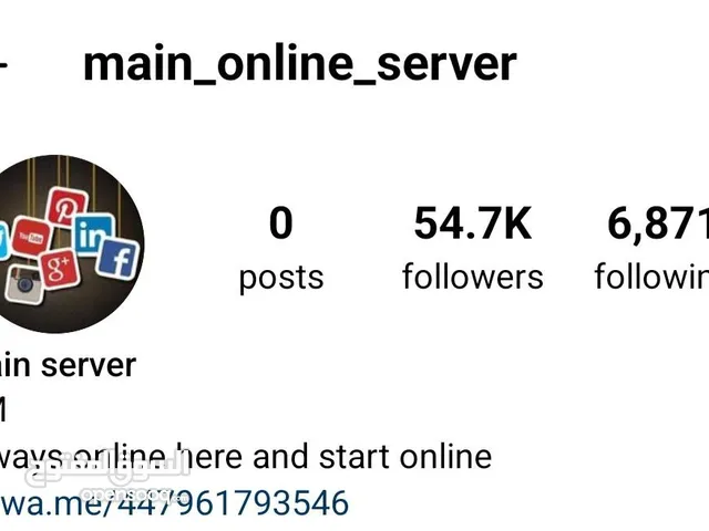 account 54k insta