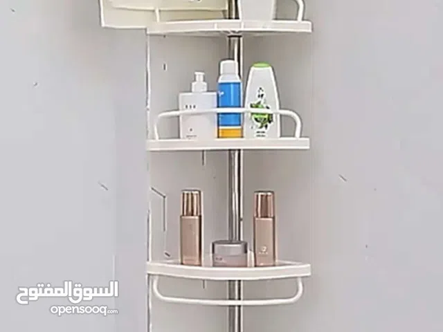 رف زاوية حمام 4 طوابق قابل للتمدد احجز الان وتوصيل جميع المحافظات مجاناً