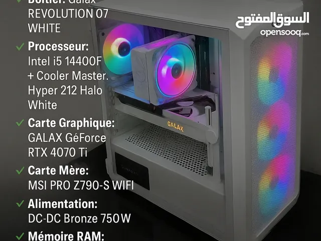 Pc gamer très fort avec rtx 4070 ti + I5 14400F