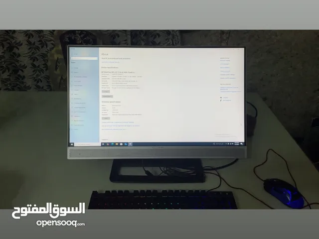 جهاز كمبيوتر HP مكتبي بحالة ممتازة – شاشة 24 بوصة Core i7 ALL IN ONE