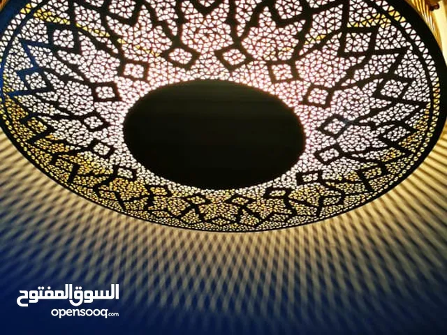 (للتواصل اقرأ الوصف) فانوس مغربي تقليدي بالنحاس الخالص مصنوع يدويا