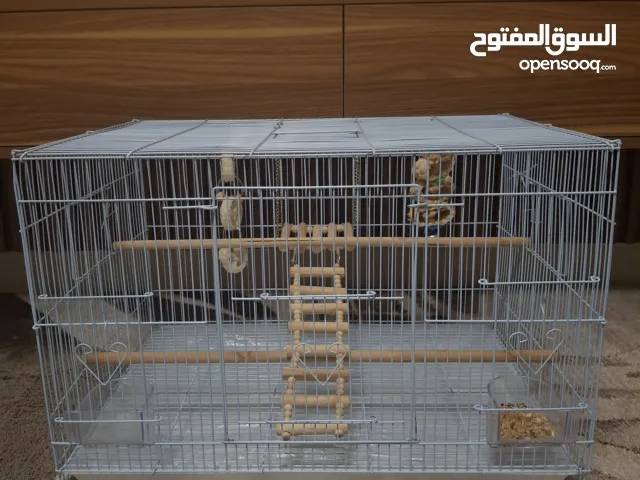 قفص طيور كبير مع الألعاب جديد حجم 45×60الوصف