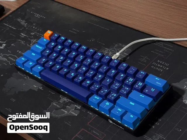 كيبورد جيمنج ازرق GamerTek GK60 Mini Pro Mechanical Gaming Keyboard