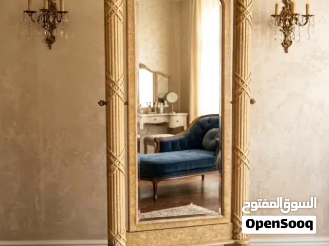 مرآة فاخرة مصنوعة من العظم الطبيعي