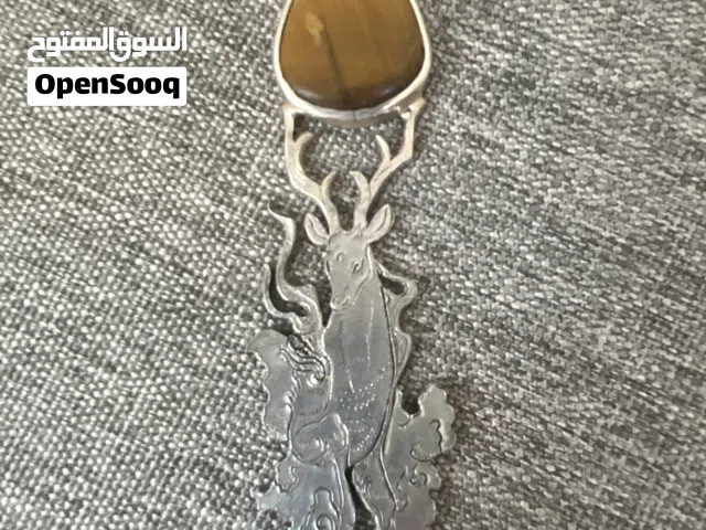 17 gr handmade silver with natural tiger eye stone