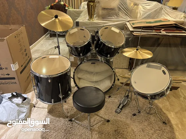 5 Piece Acoustic Drum Set with Cymbals Tornado Remo Drums - درمز