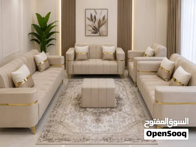 كنب ملكي فاخر... لأن الفخامة تبدأ من مجلسك جودة عالية + تصميم راقٍ + راحة تدوم سنين