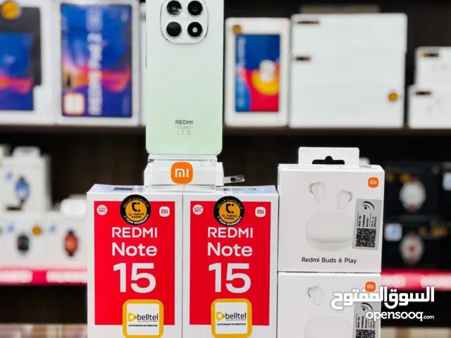 REDMI NOTE 15  4G 8/256GB شاومي نوت 15 5جي  256 جيجا 8 رام
