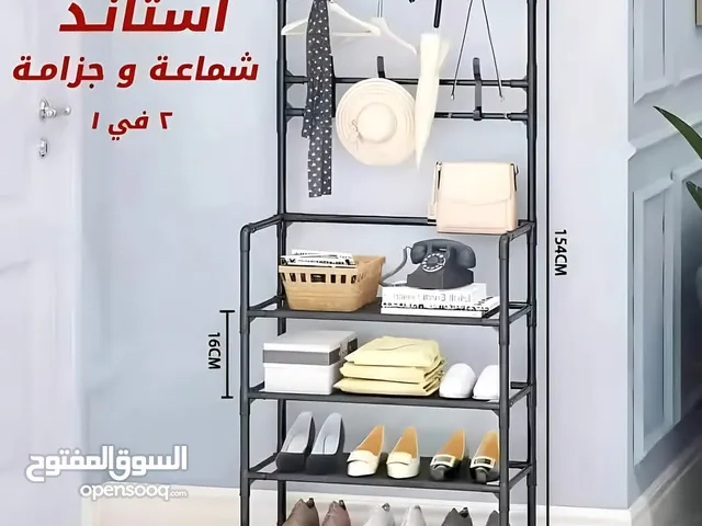 استاند شماعة ملابس ورفوف احذية 2*1