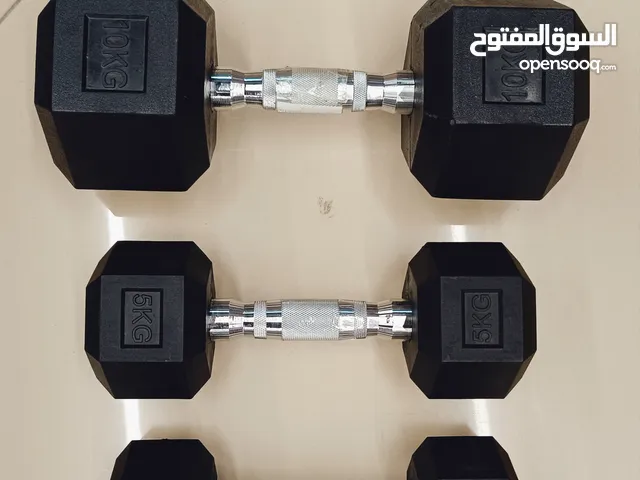 hexagon dumbbells