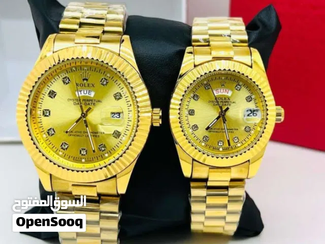طقم ساعات رولكس جديده للرجال ونساء جديده اقراء الوصف