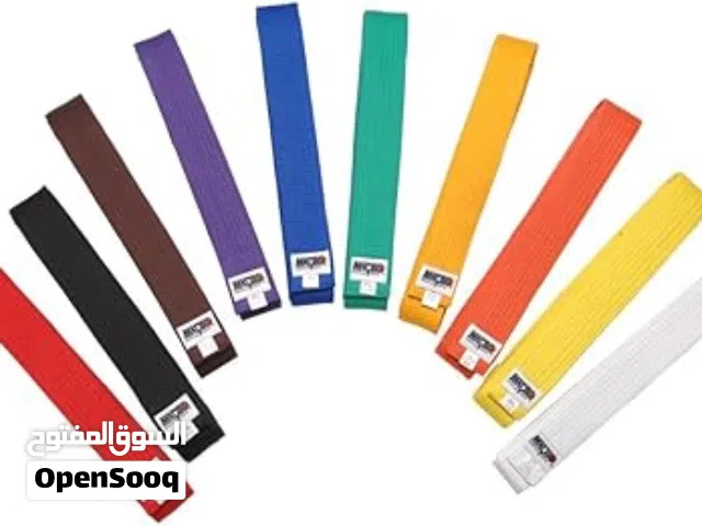 بيع أحزمة كاراتيه بحالة ممتازة – استعمال خفيف