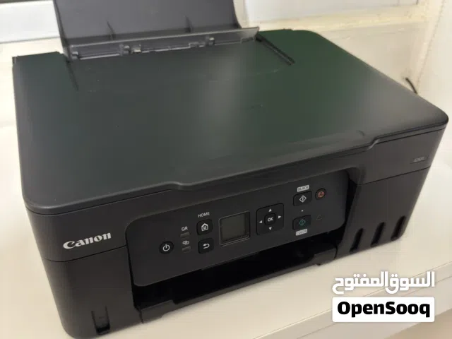 طابعة ملونة كانون Canon بحالة الوكالة (شبه جديدة) - اقتصادية جداً توفير فائق (MegaTank)